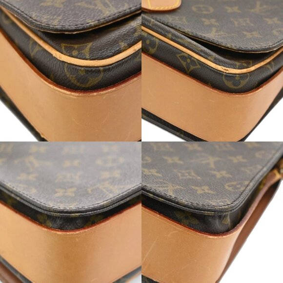 LOUIS VUITTON Cartouchiere GM Shoulder Bag Monogram Leather Brown M51252 72CA570 - Picture 7 of 16